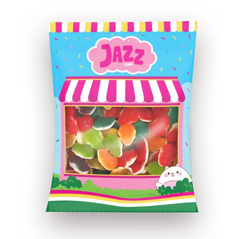 Grenouilles colorées (500g)