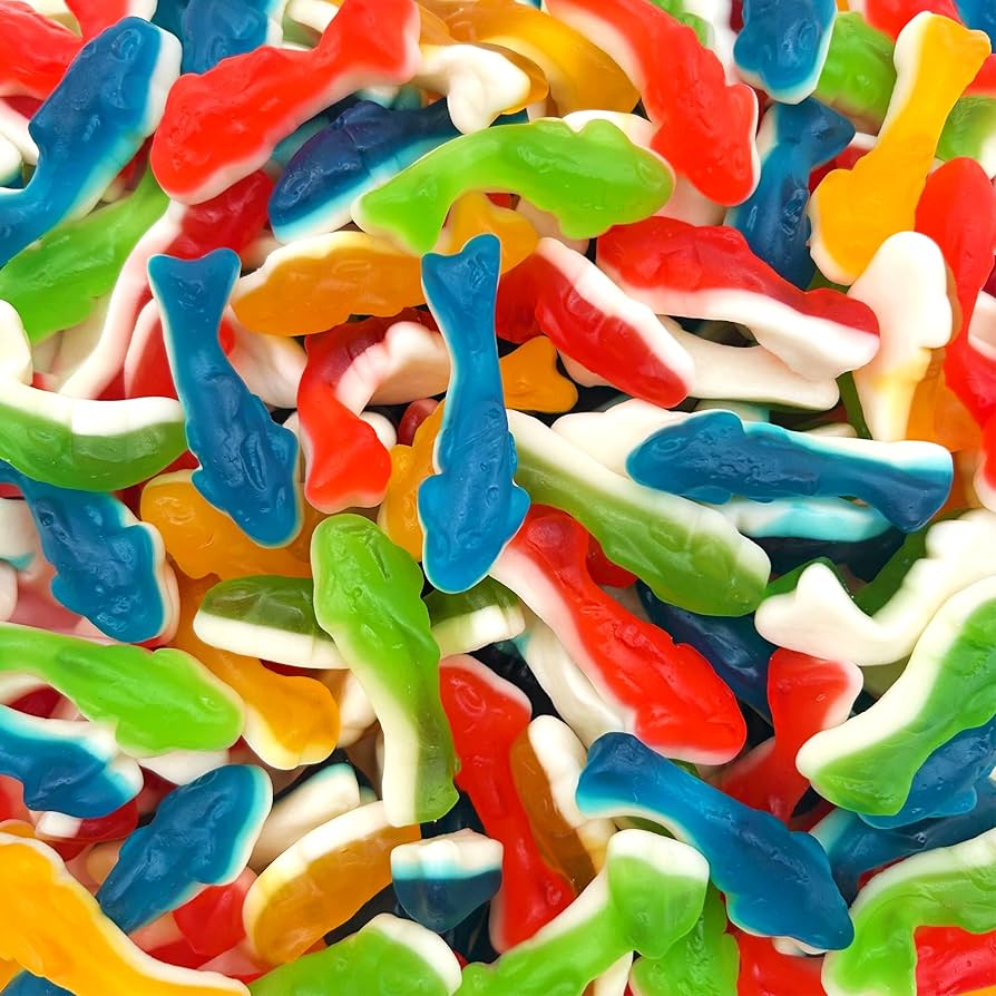 Requins colorés (500g)