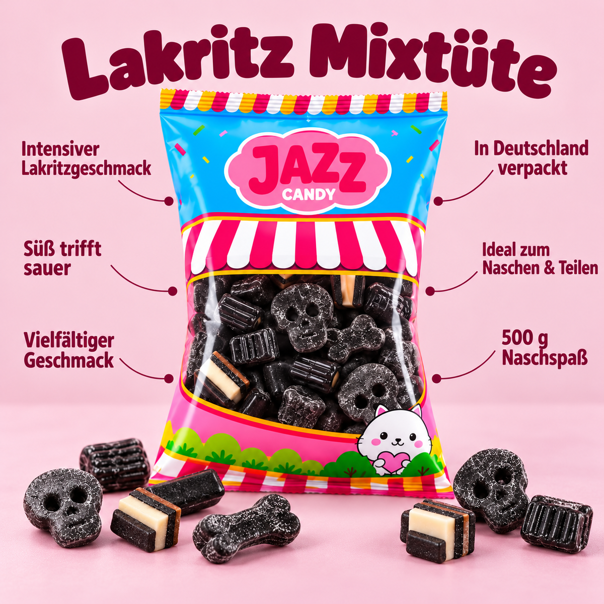 Lakritz Mix Tüte (500 g)