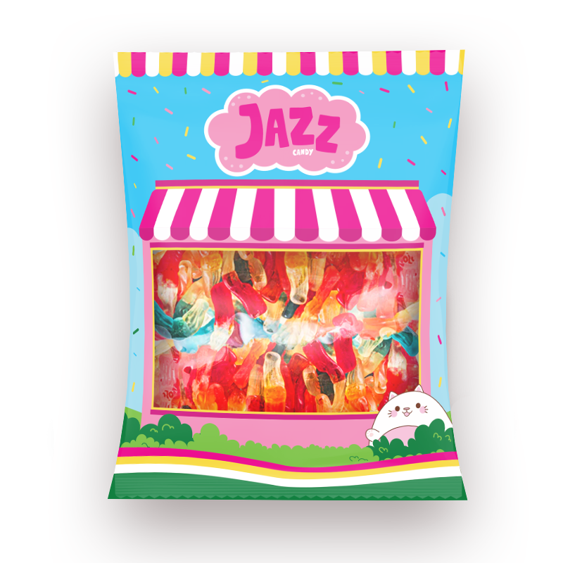 Bouteilles colorées (500g)